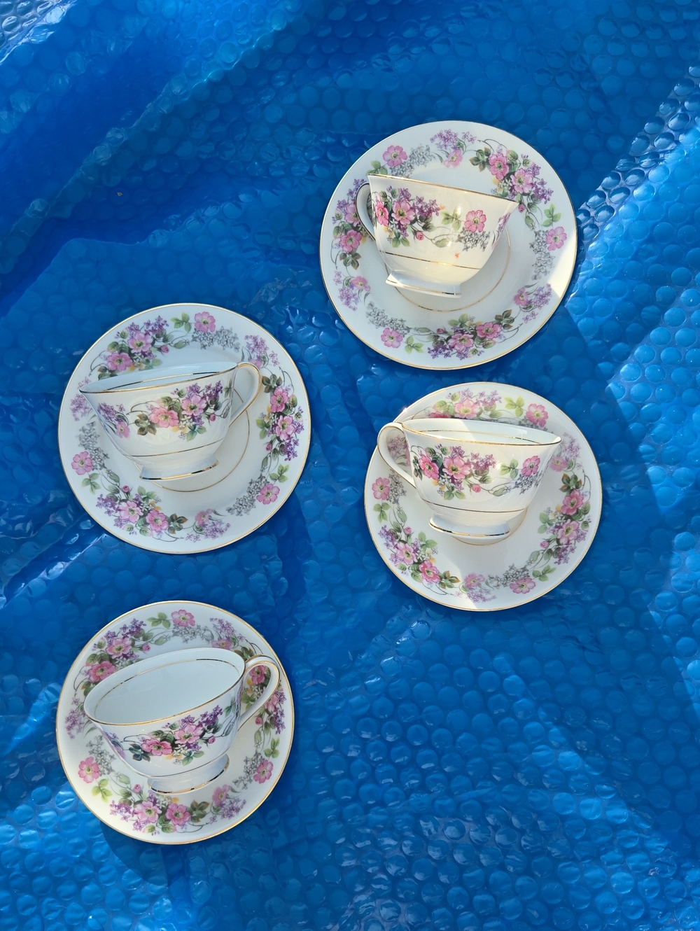 Noritake Roseland Tea Cups